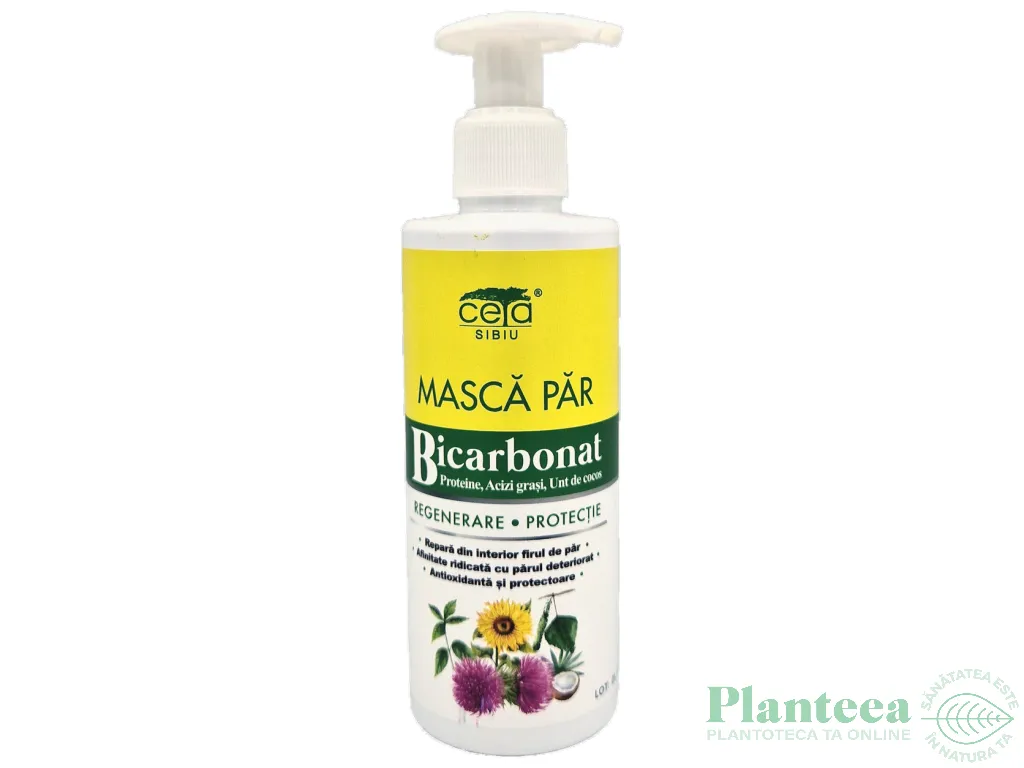 Masca par regenerare protectie bicarbonat pompita 200ml - CETA
