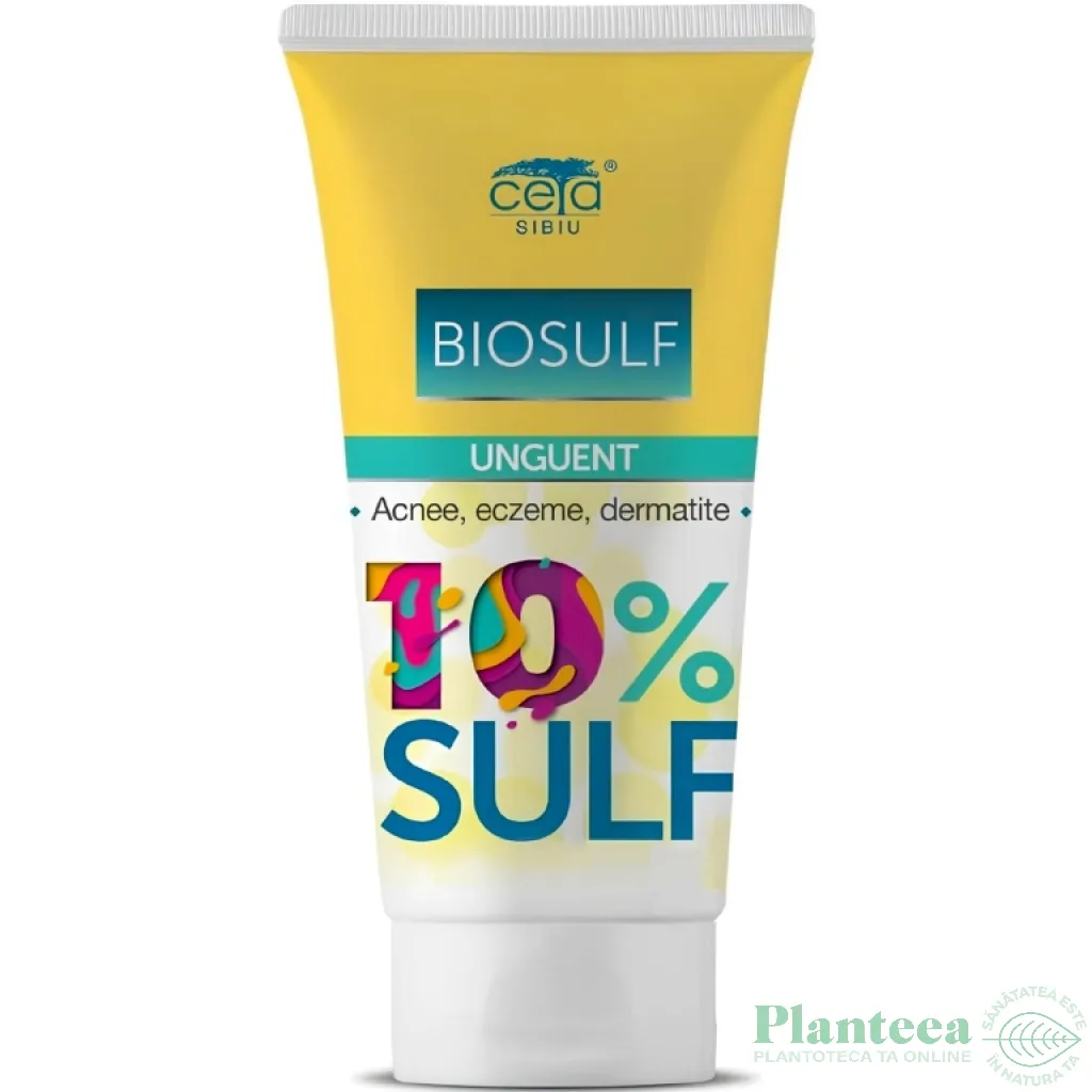 Unguent sulf 10% BioSulf 50ml - CETA