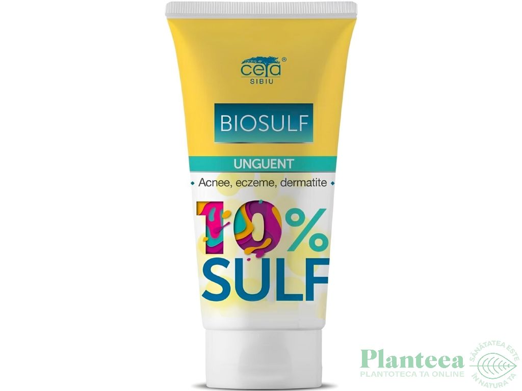 Unguent sulf 10% BioSulf 50ml - CETA SIBIU