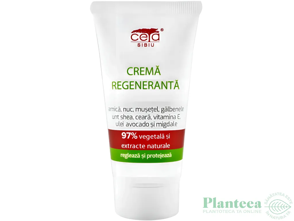 Crema regeneranta 97%vegetala extracte naturale 50ml - CETA