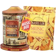 Ceai negru ceylon Music Concert London cutie muzicala 100g - BASILUR