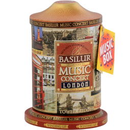 Ceai negru ceylon Music Concert London cutie muzicala 100g - BASILUR