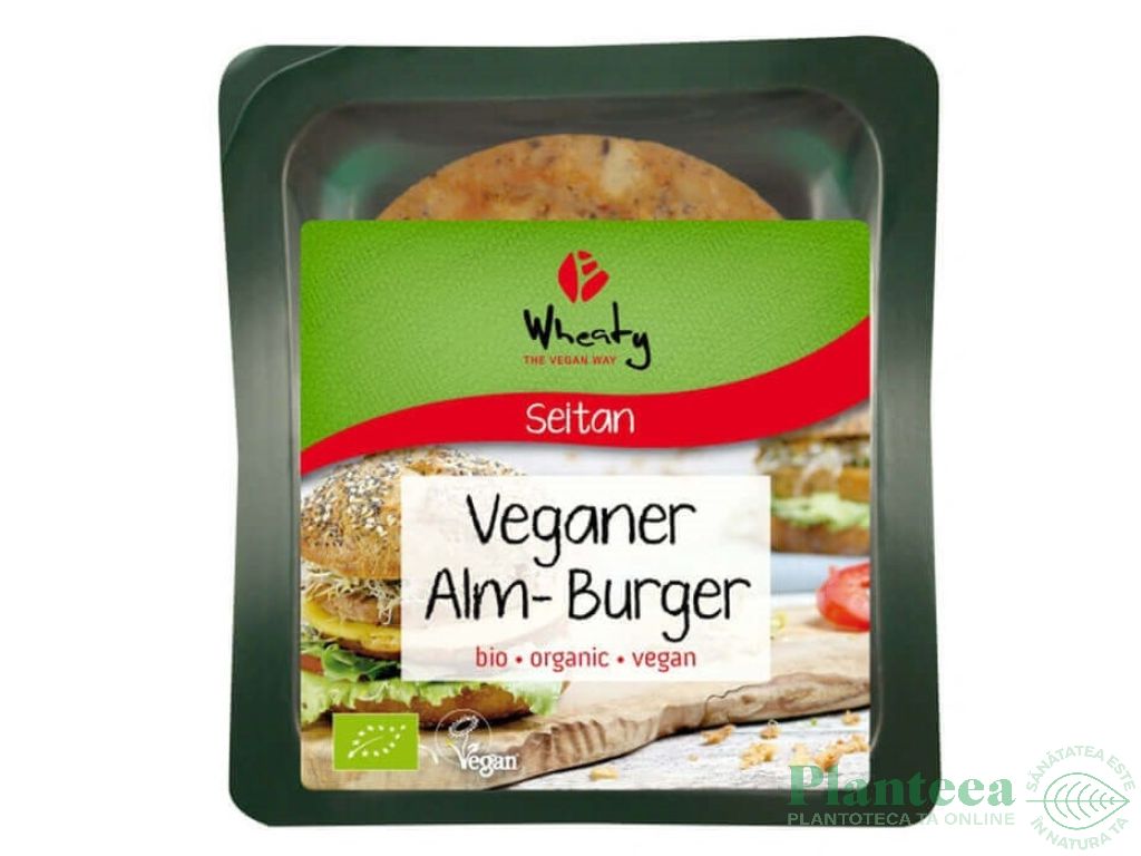 Cheeseburger vegan seitan 130g - WHEATY