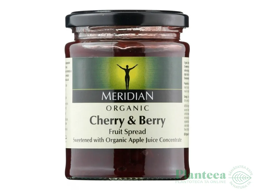Gem cirese fructe padure fara zahar eco 284g - MERIDIAN