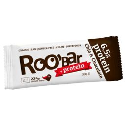 Baton proteic chia ciocolata raw bio 30g - ROOBAR