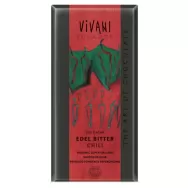 Ciocolata neagra 70%cacao chilli eco 100g - VIVANI