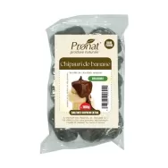 Chipsuri banane glazura ciocolata amaruie eco 100g - PRONAT