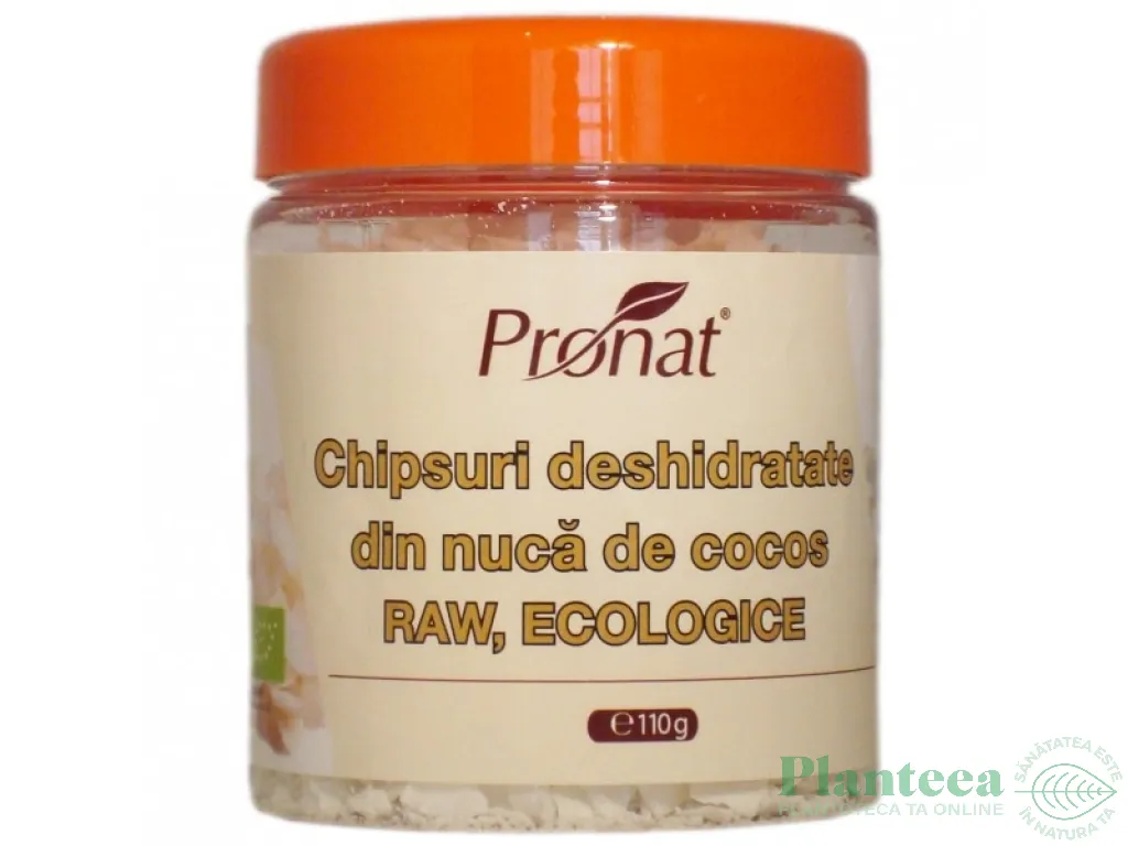 Cocos felii uscate eco 110g - PRONAT