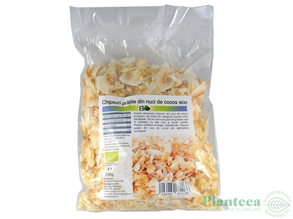 Cocos chips copt eco 250g - DECO ITALIA