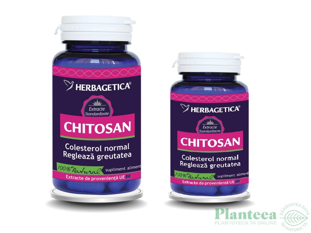 Pachet Chitosan 60+10cps - HERBAGETICA
