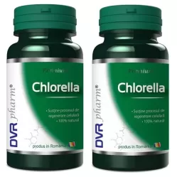 Pachet Chlorella 350mg 60+30cps - DVR PHARM