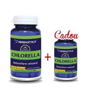 Pachet Chlorella 410mg 60+30cps - HERBAGETICA