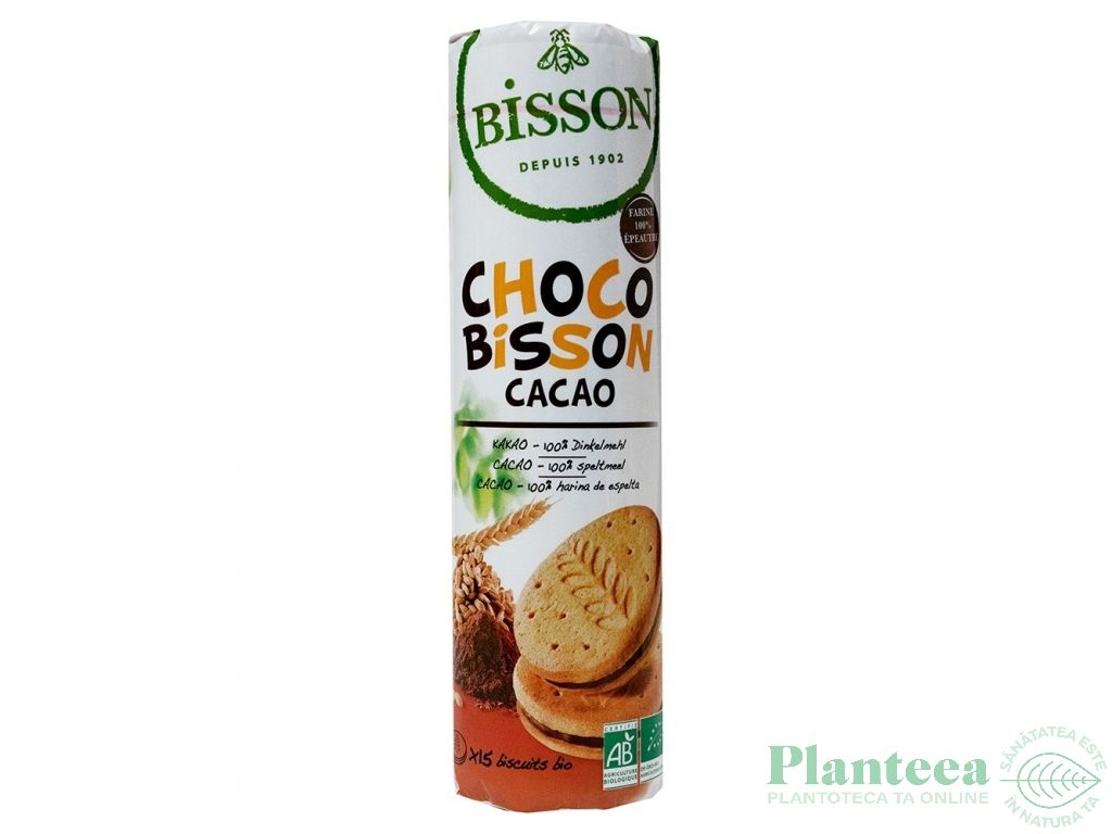 Biscuiti crema cacao eco 300g - BISSON
