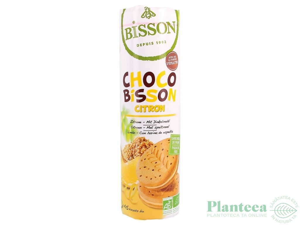 Biscuiti spelta crema lamaie eco 300g - BISSON