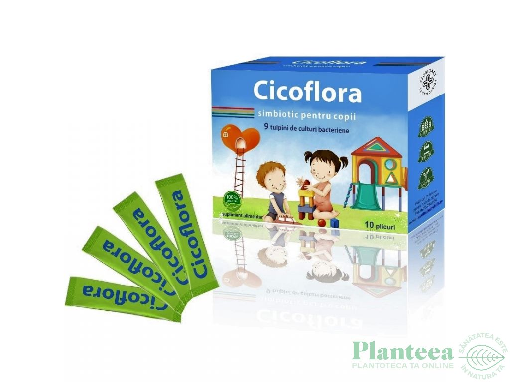 Simbiotic copii Cicoflora 10pl - ALCHIDA NATURE