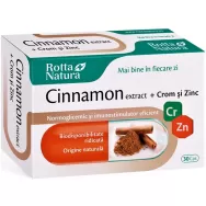 Cinnamon crom zinc 30cps - ROTTA NATURA