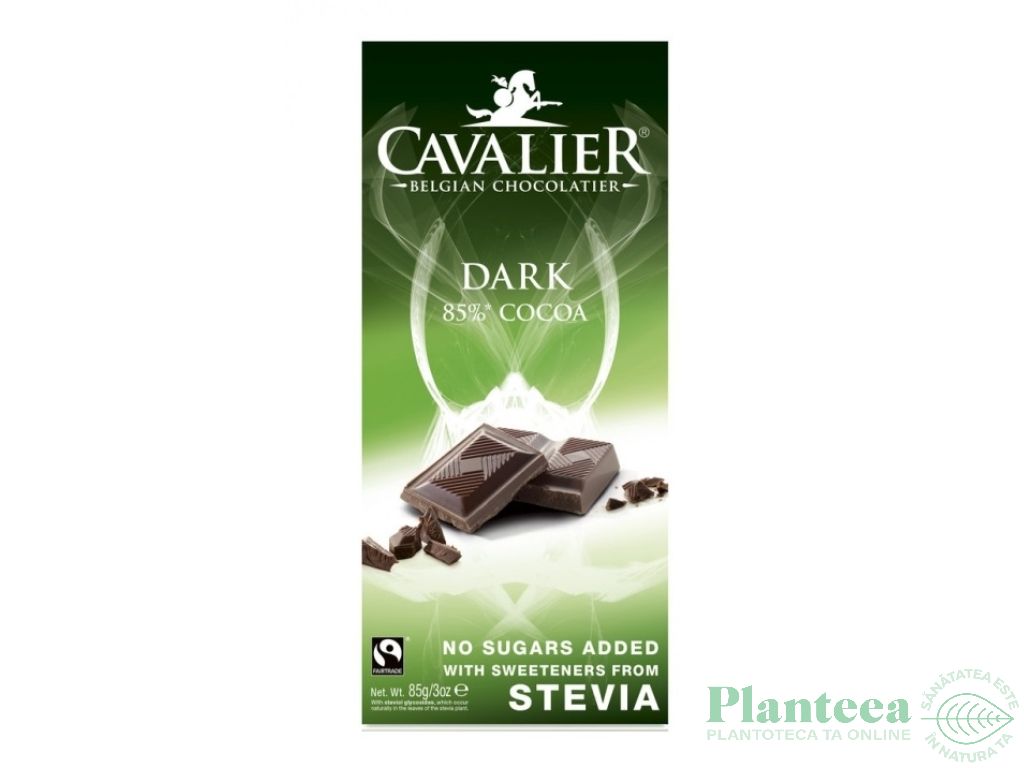 Ciocolata neagra 85%cacao 85g - CAVALIER