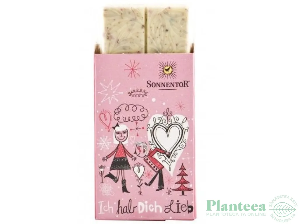 Ciocolata alba capsuni piper rosu Cu Toata Dragostea eco 50g - SONNENTOR
