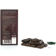 Ciocolata amaruie 70%cacao spirulina fara zahar 100g - SWEETERIA