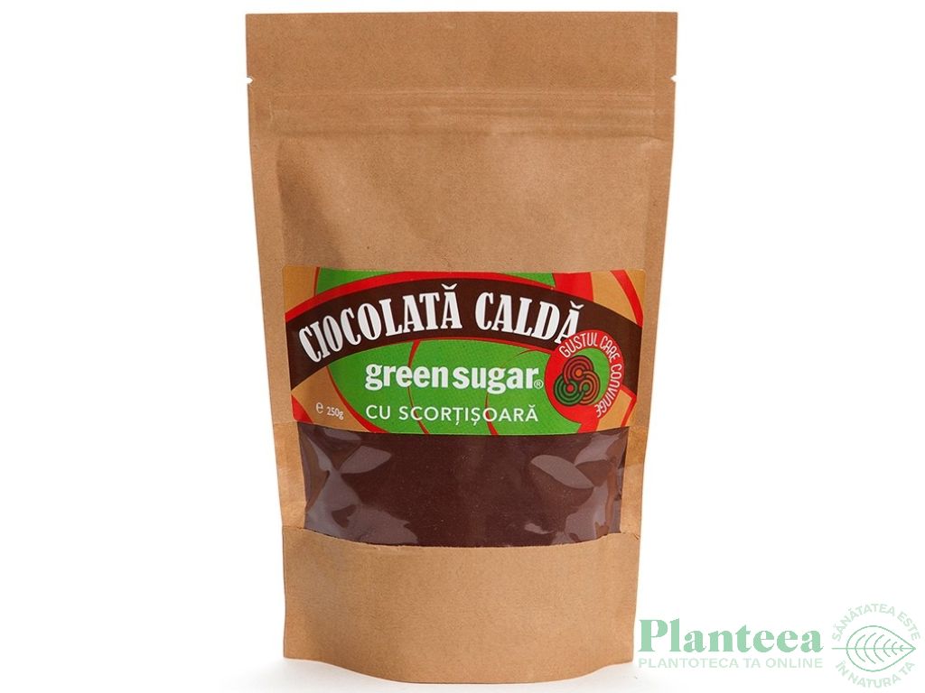 Ciocolata calda instant scortisoara 250g - GREEN SUGAR