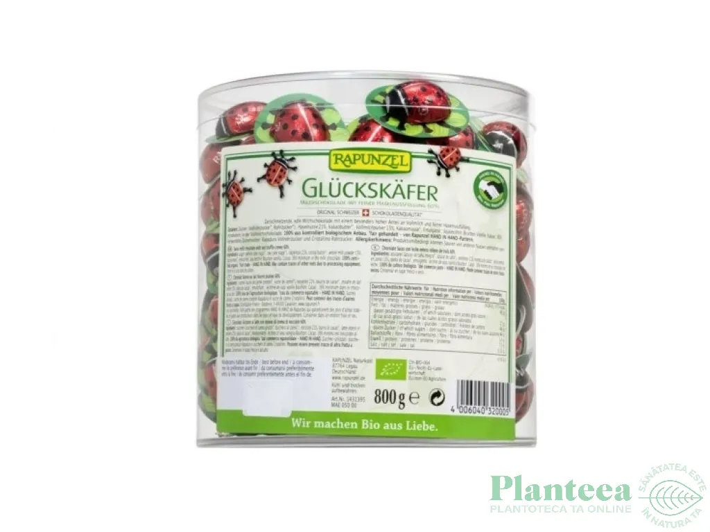 Mamarute ciocolata lapte integral eco 800g - RAPUNZEL