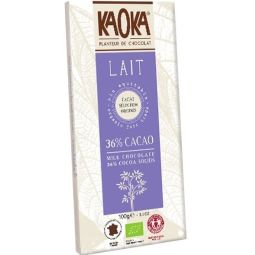 Ciocolata lapte 36%cacao eco 100g - KAOKA