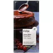 Ciocolata neagra 70%cacao menaj 200g - VIVANI