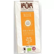 Ciocolata neagra 55% portocala eco 100g - KAOKA