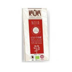 Ciocolata neagra 75% Sao Tome eco 100g - KAOKA