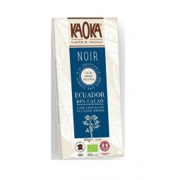 Ciocolata neagra 80% Ecuador eco 100g - KAOKA