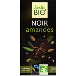 Ciocolata neagra 55% migdale eco 100g - JARDIN BIO