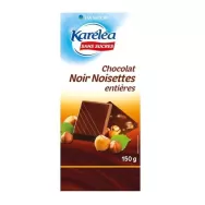 Ciocolata neagra 70% alune 150g - KARELEA