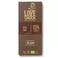 Ciocolata neagra 93%cacao raw eco 70g - LOVECHOCK