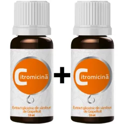Set Extract glicerinic samburi grepfrut Citromicina 2x10ml - AROM SCIENCE