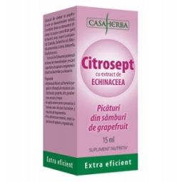 Picaturi samburi grepfrut echinaceea Citrosept 15ml - CASA HERBA