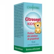 Picaturi samburi grepfrut 20% Citrosept kids 15ml - CASA HERBA