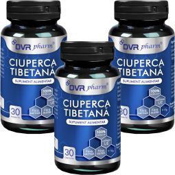 Set Ciuperca tibetana 3x30cps - DVR PHARM