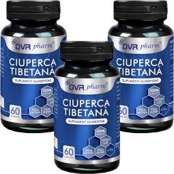 Set Ciuperca tibetana 3x60cps - DVR PHARM