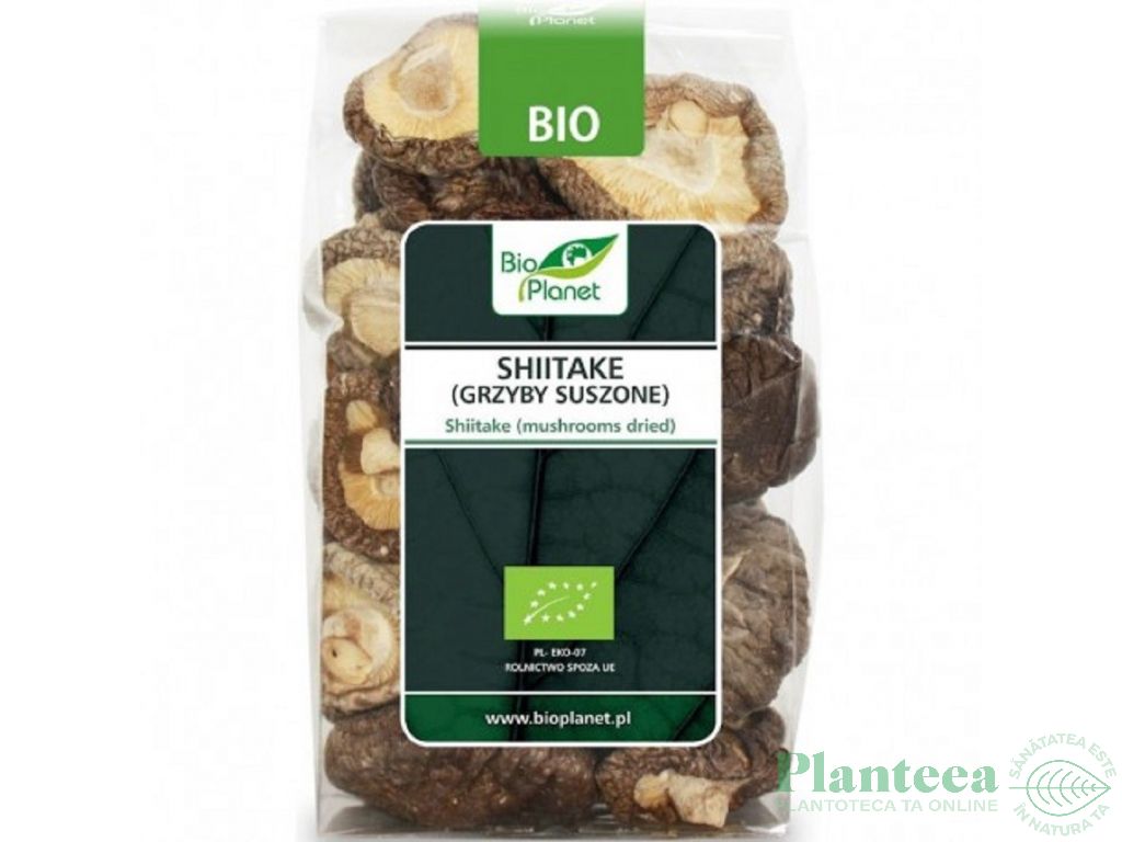 Ciuperci shiitake uscate bio 50g - BIO PLANET