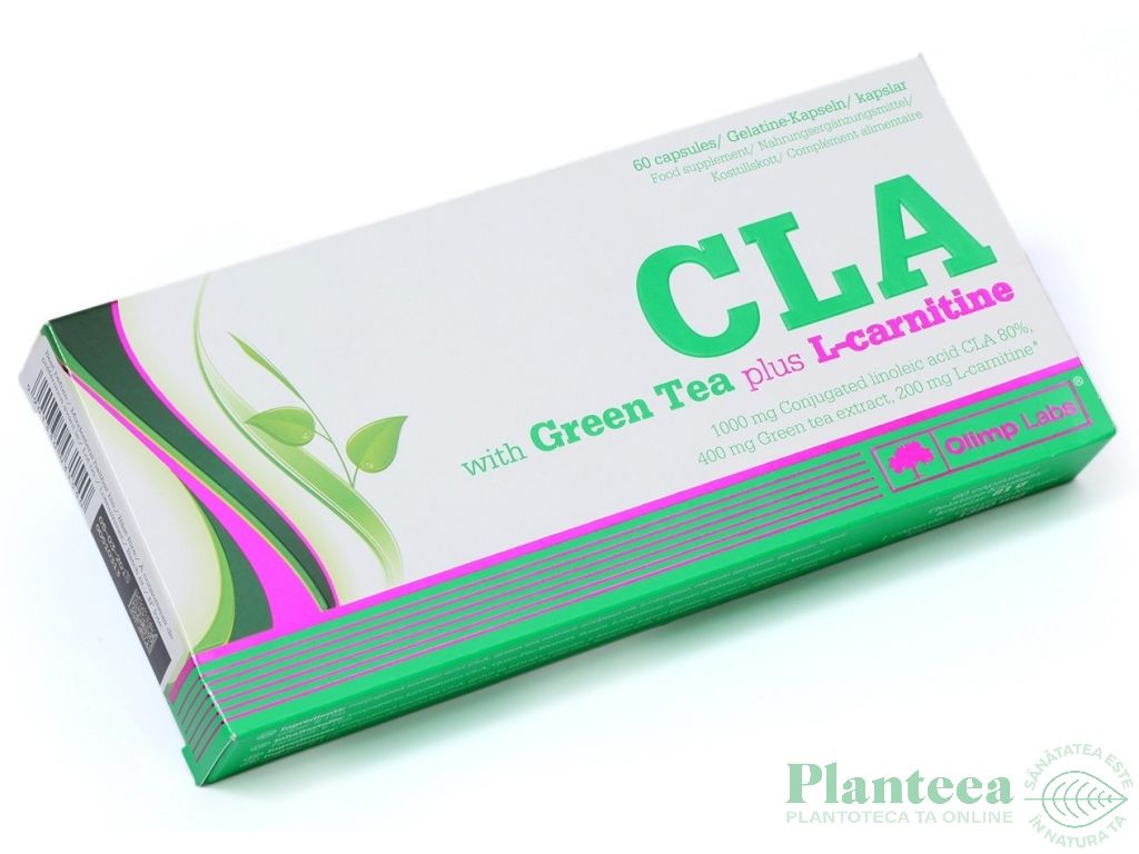 CLA ceai verde L carnitina 60cps - OLIMP