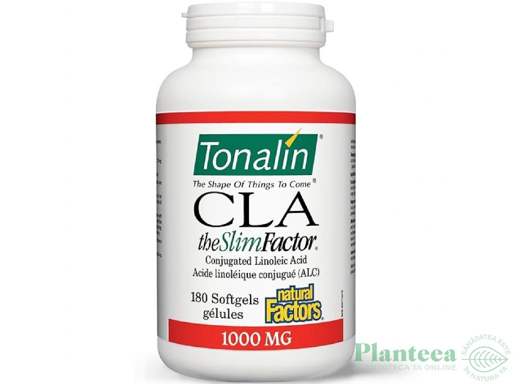 CLA 1000mg Tonalin 180cps - NATURAL FACTORS