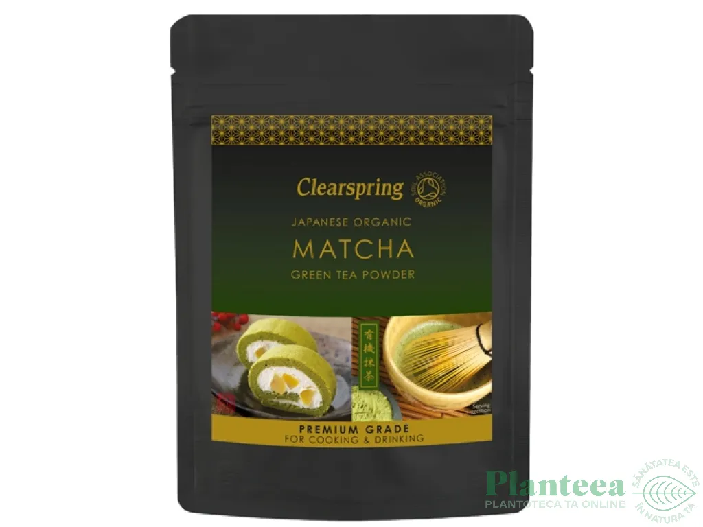 Ceai verde matcha pulbere eco 40g - CLEARSPRING