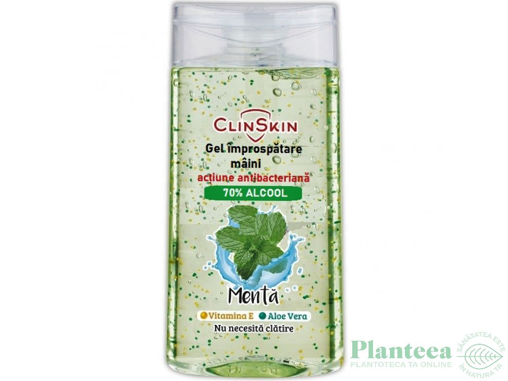 Gel igienizant maini 70%alcool menta ClinSkin 100ml - ADEX COSMETICS