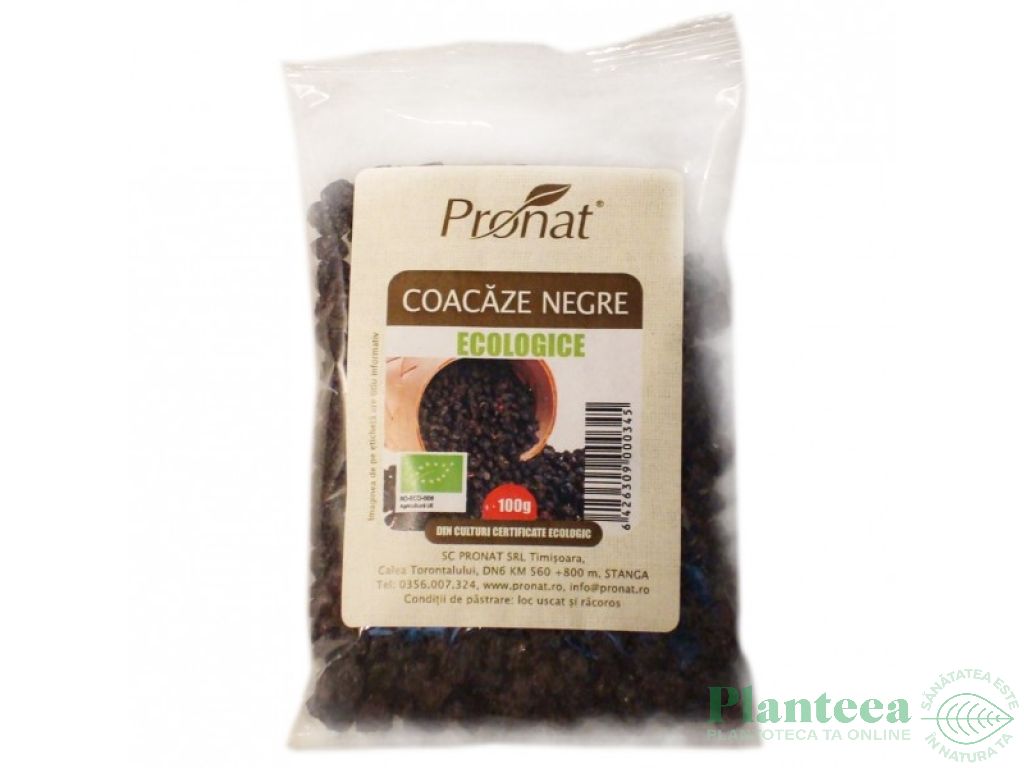 Coacaze uscate eco 100g - PRONAT