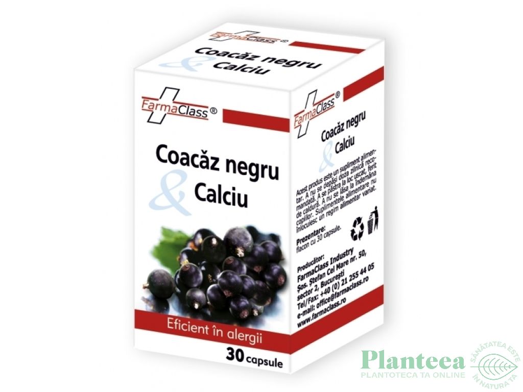 Coacaz negru Ca 30cps - FARMACLASS