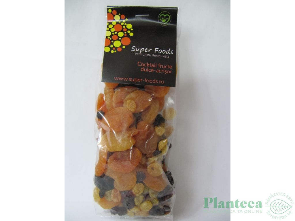 Mix fructe dulce acrisor 250g - SUPERFOODS