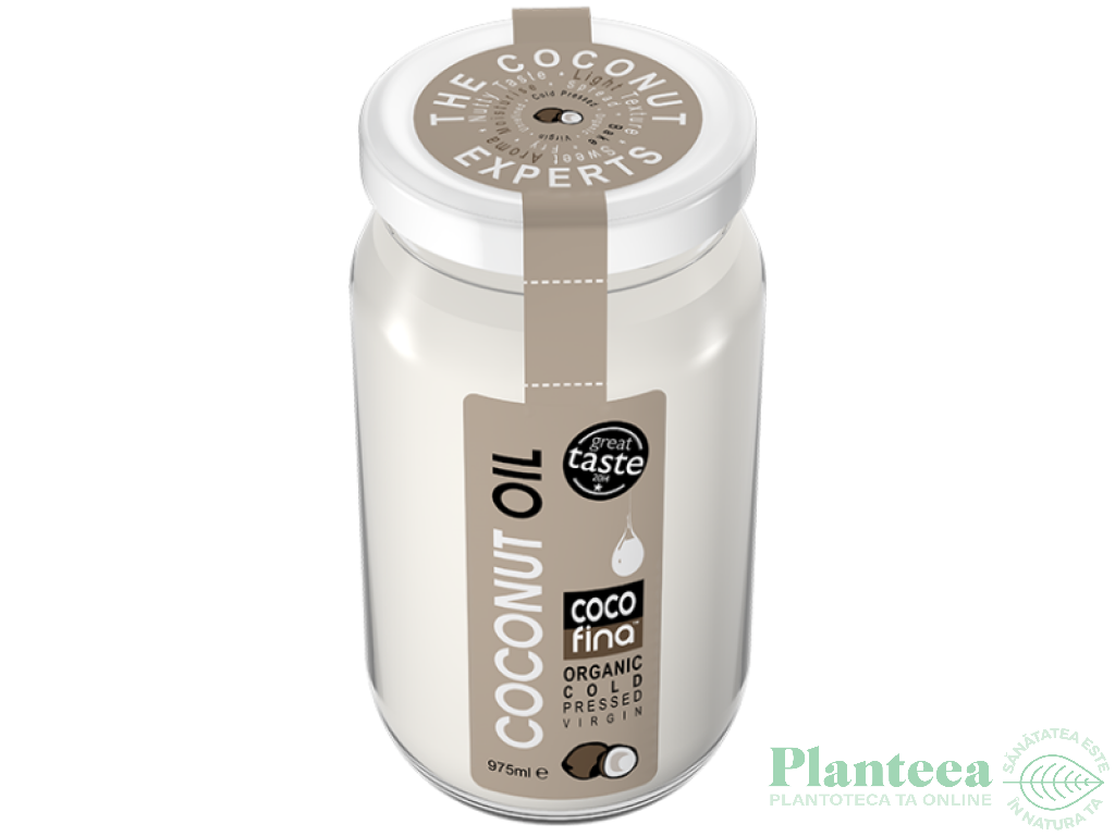 Ulei cocos virgin organic 975ml - COCOFINA