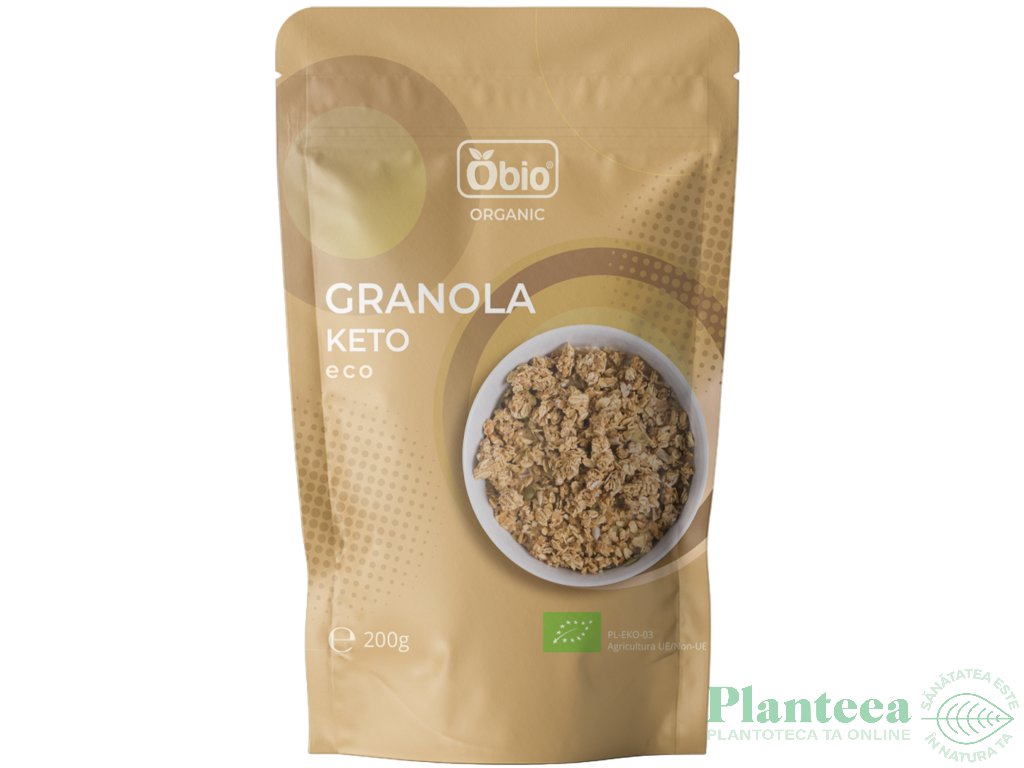 Granola keto mic dejun bio 200g - OBIO