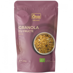 Granola fructe mic dejun bio 200g - OBIO