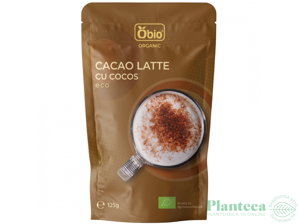 Latte instant cocos cacao bio 125g - OBIO